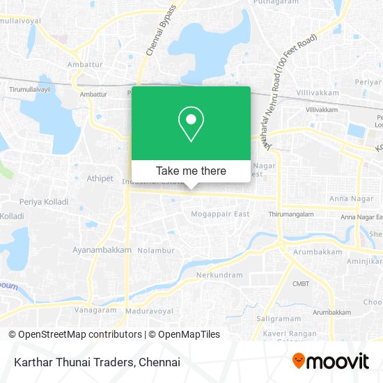 Karthar Thunai Traders map
