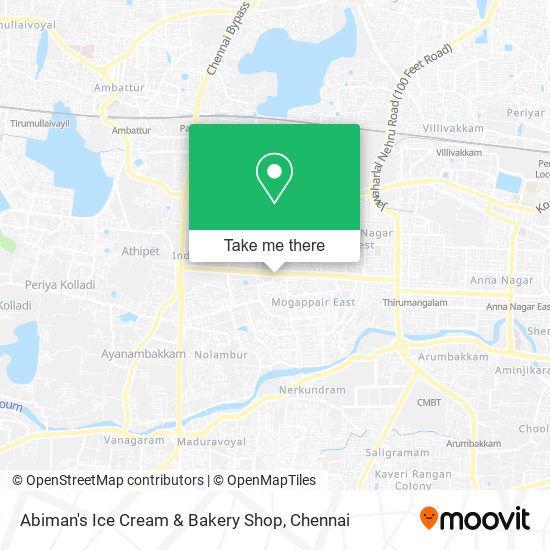 Abiman's Ice Cream & Bakery Shop map