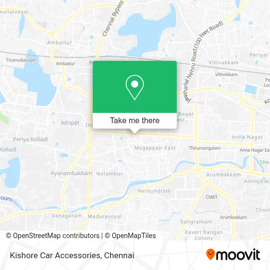 Kishore Car Accessories map