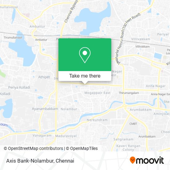 Axis Bank-Nolambur map