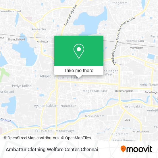 Ambattur Clothing Welfare Center map