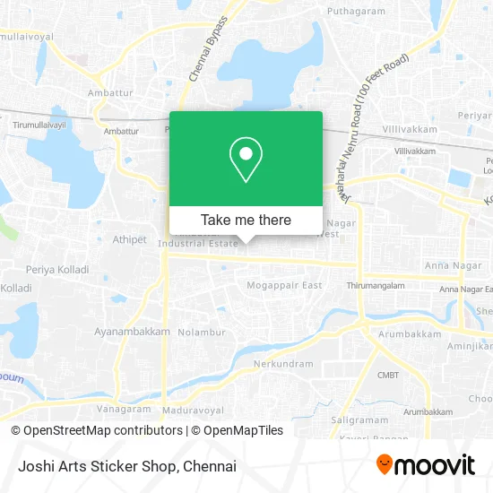 Joshi Arts Sticker Shop map