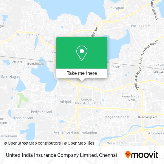 United India Insurance Company Limited map