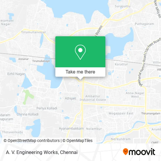 A. V. Engineering Works map