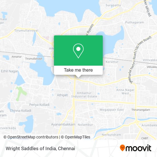 Wright Saddles of India map