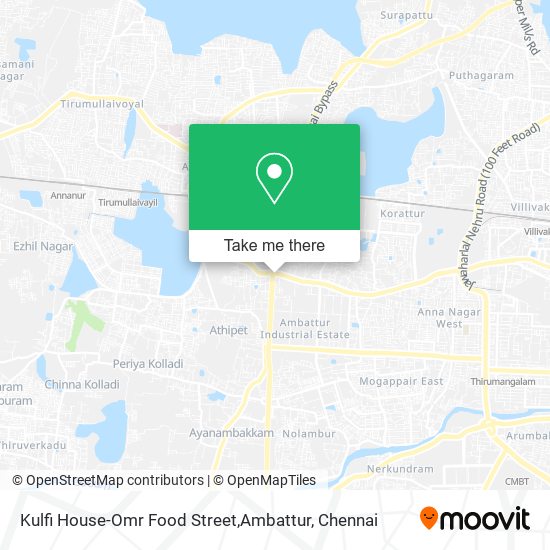 Kulfi House-Omr Food Street,Ambattur map