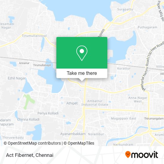 Act Fibernet map