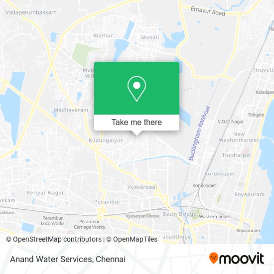 Anand Water Services map