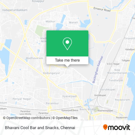 Bhavani Cool Bar and Snacks map