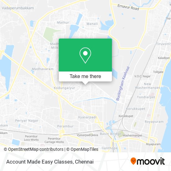 Account Made Easy Classes map