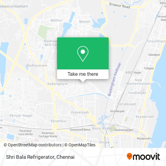 Shri Bala Refrigerator map