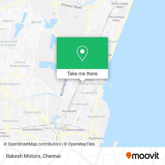 Rakesh Motors map