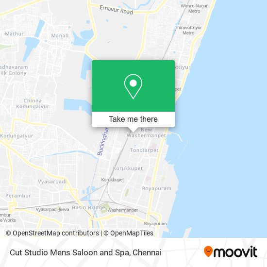 Cut Studio Mens Saloon and Spa map