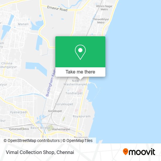 Vimal Collection Shop map