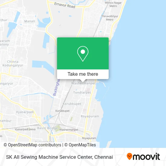 SK All Sewing Machine Service Center map