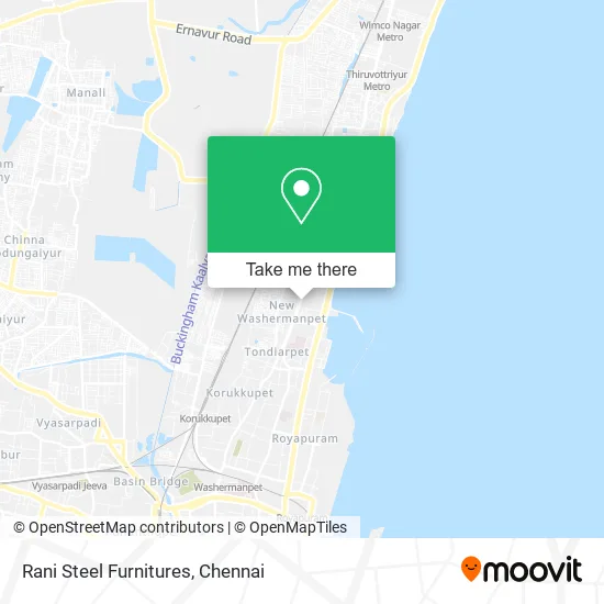 Rani Steel Furnitures map