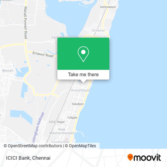 ICICI Bank map