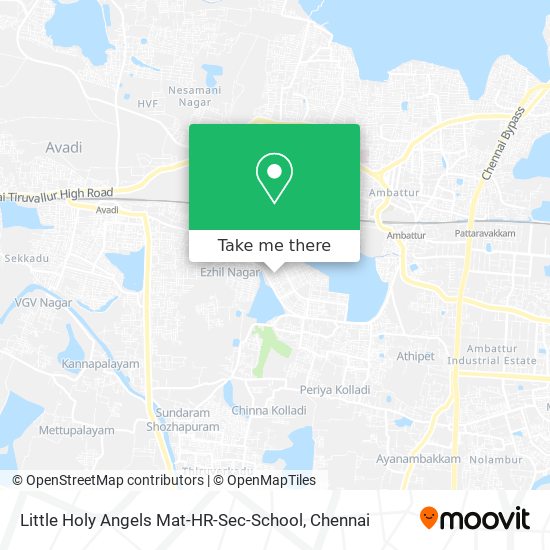 Little Holy Angels Mat-HR-Sec-School map