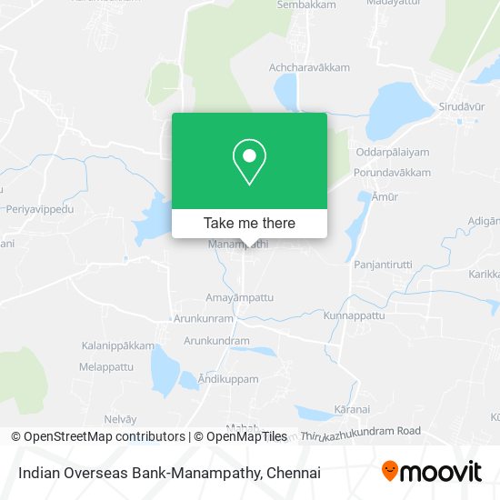 Indian Overseas Bank-Manampathy map