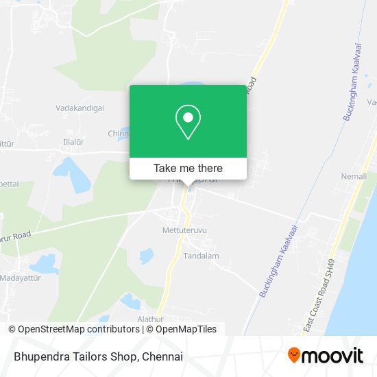 Bhupendra Tailors Shop map