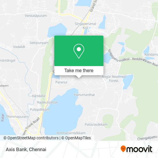 Axis Bank map