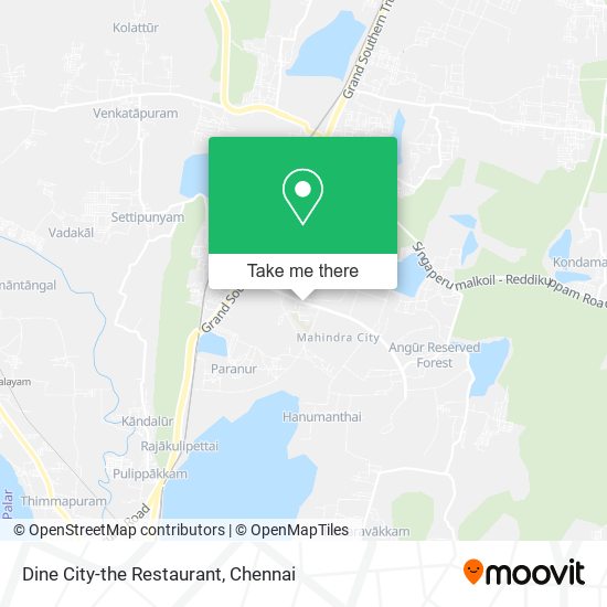 Dine City-the Restaurant map