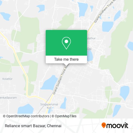 Reliance smart Bazaar map