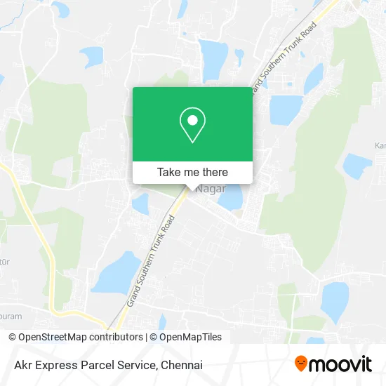 Akr Express Parcel Service map