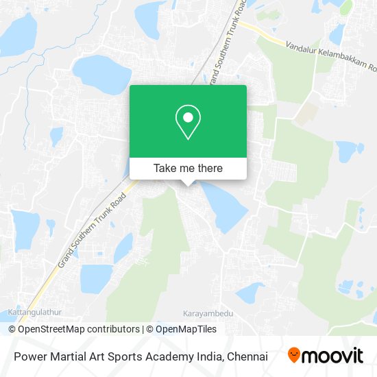 Power Martial Art Sports Academy India map