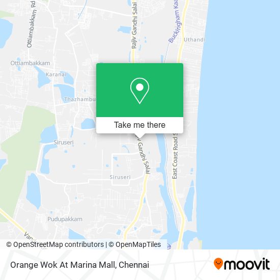 Orange Wok At Marina Mall map