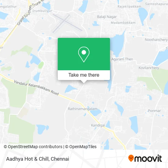 Aadhya Hot & Chill map