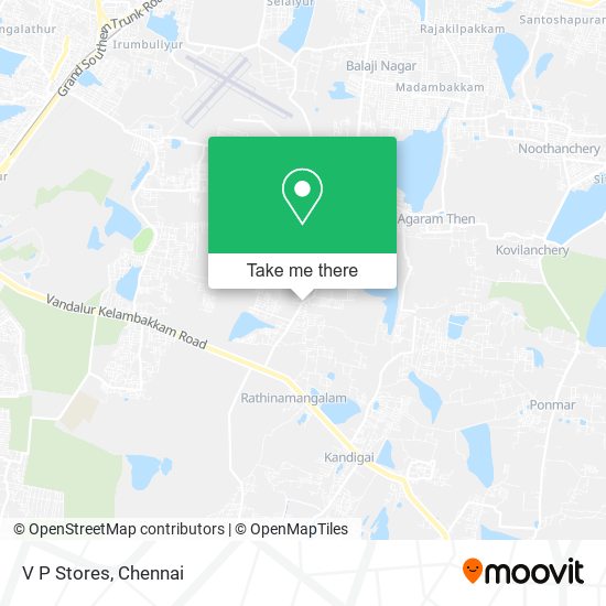 V P Stores map