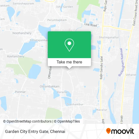 Garden City Entry Gate map