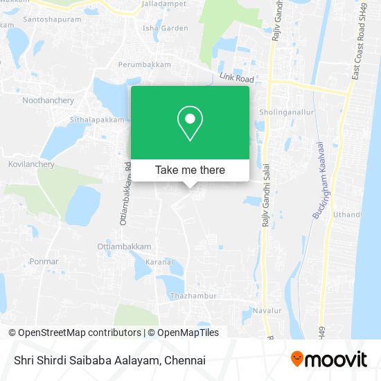 Shri Shirdi Saibaba Aalayam map