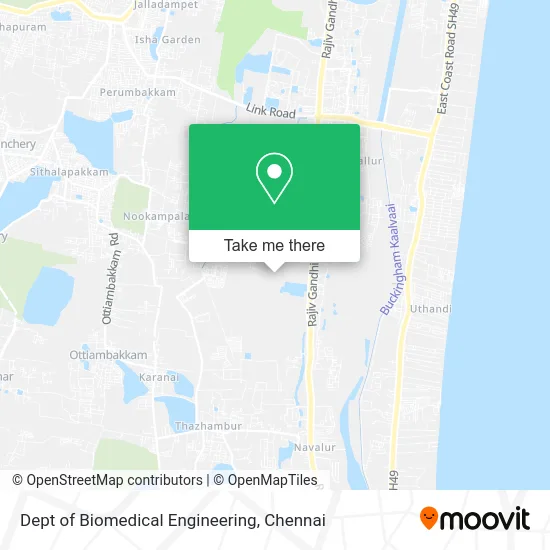 Dept of Biomedical Engineering map