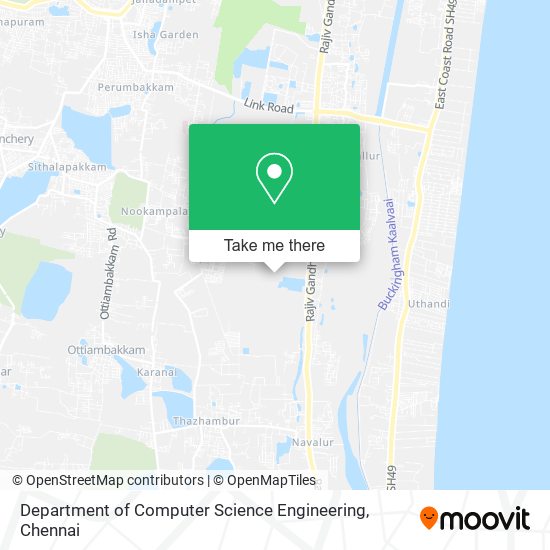 Department of Computer Science Engineering map