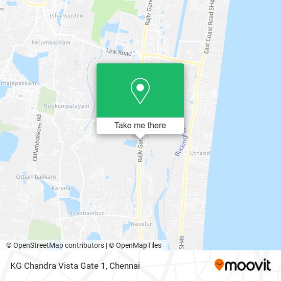 KG Chandra Vista Gate 1 map