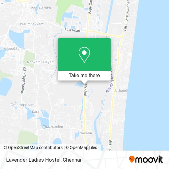 Lavender Ladies Hostel map
