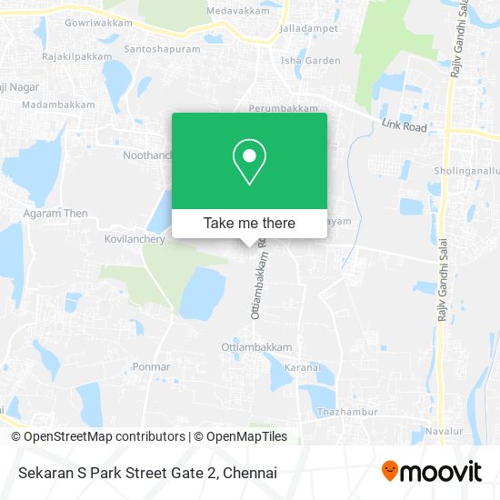 Sekaran S Park Street Gate 2 map