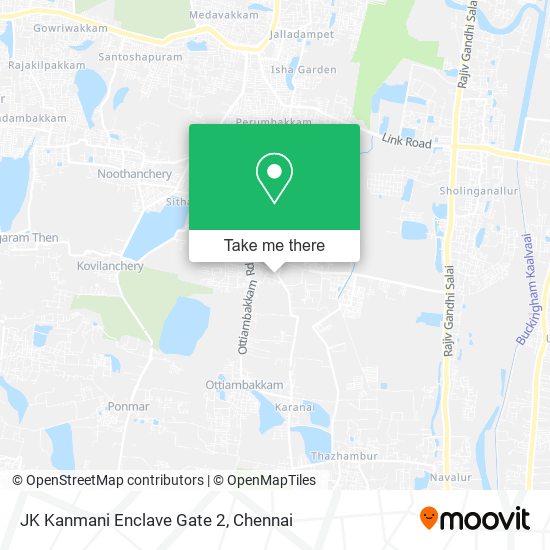 JK Kanmani Enclave Gate 2 map