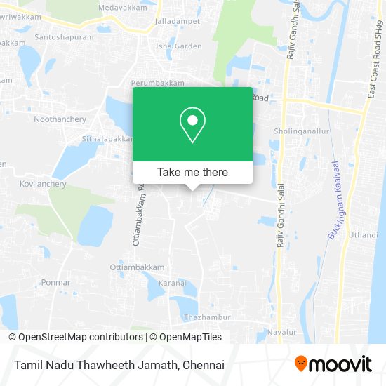 Tamil Nadu Thawheeth Jamath map