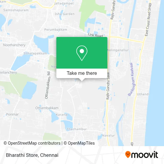 Bharathi Store map