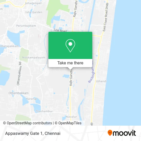 Appaswamy Gate 1 map