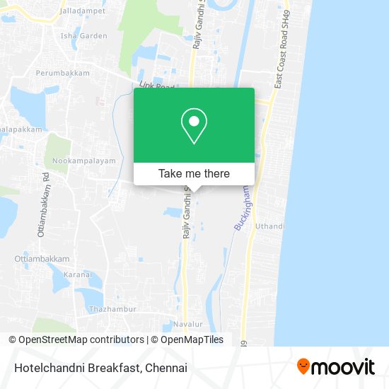 Hotelchandni Breakfast map