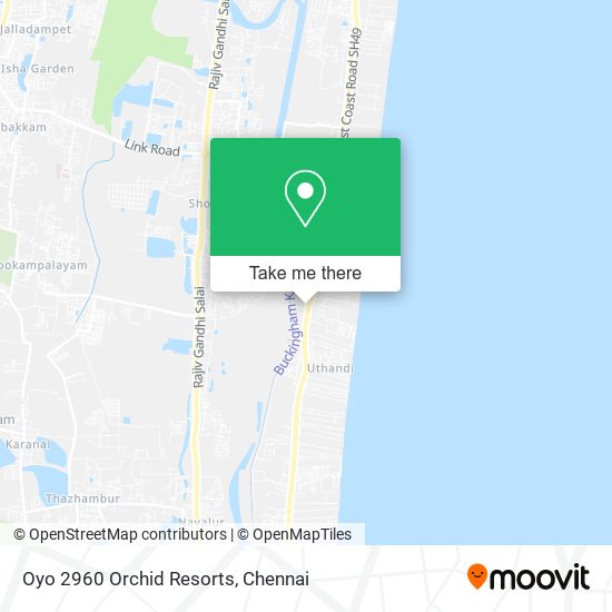 Oyo 2960 Orchid Resorts map