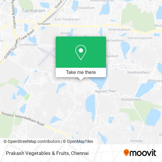 Prakash Vegetables & Fruits map