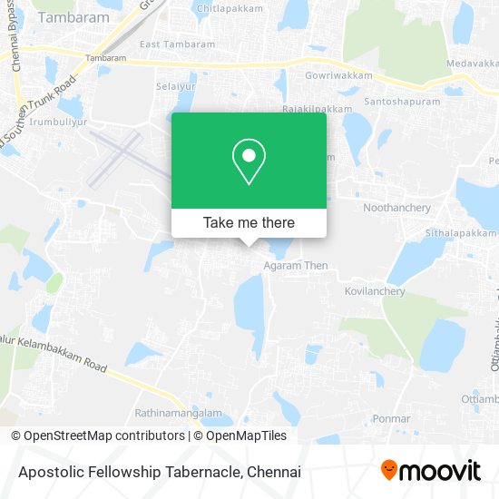 Apostolic Fellowship Tabernacle map