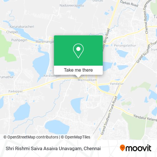 Shri Rishmi Saiva Asaiva Unavagam map
