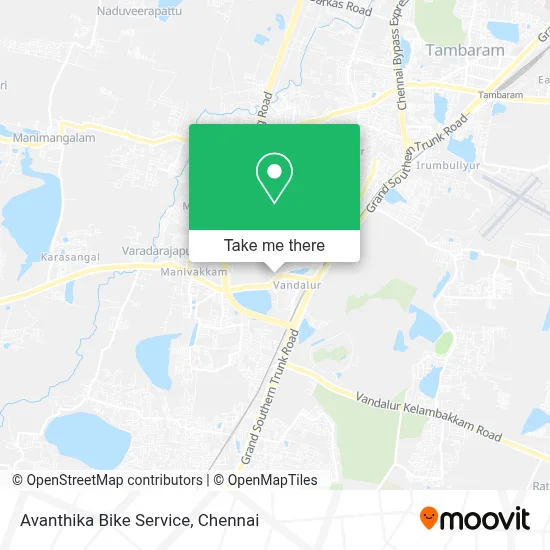 Avanthika Bike Service map