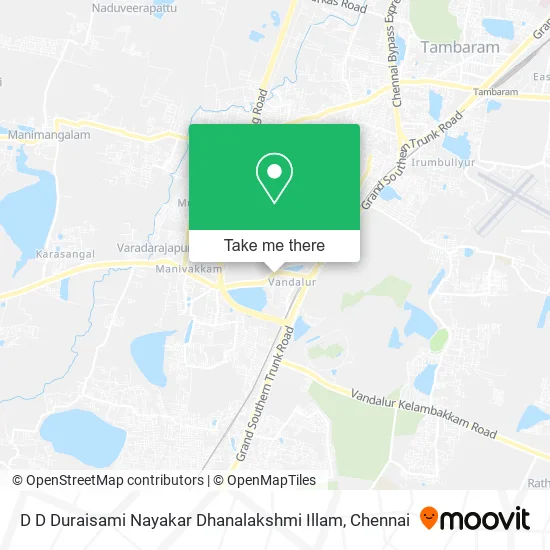 D D Duraisami Nayakar Dhanalakshmi Illam map